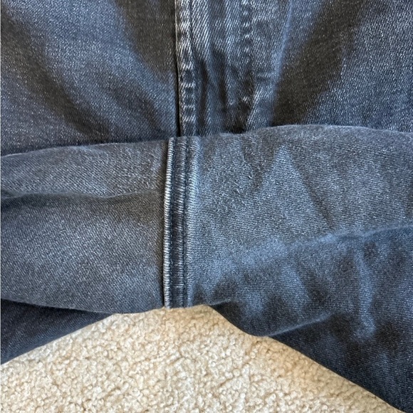 ASOS design black straight leg curve curvy jeans in plus size 24 - Picture 4 of 8